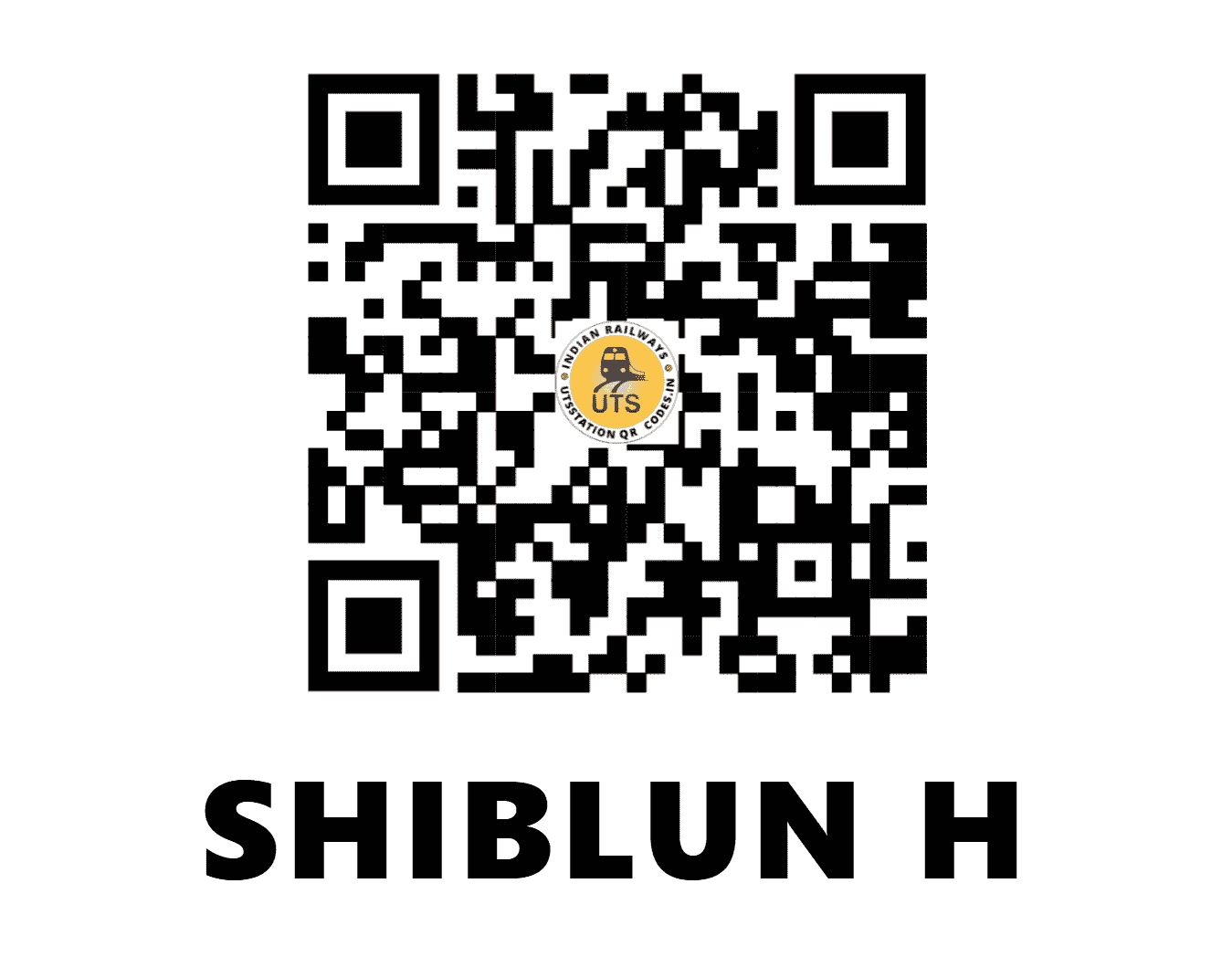 UTS QR Code for SHIBLUN H - SHBL - ER (WEST BENGAL)